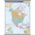13729 Severní a Střední Amerika - školní nástěnná politická mapa