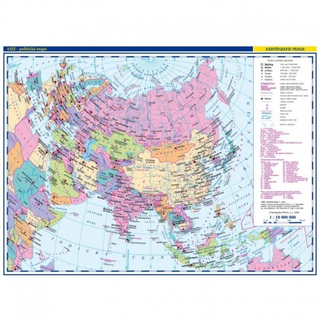 13727 Asie - politická mapa