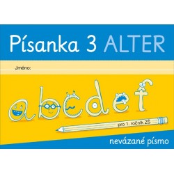 92138 Alter - PÍSANKA 3 pro 1. ročník - nevázané písmo