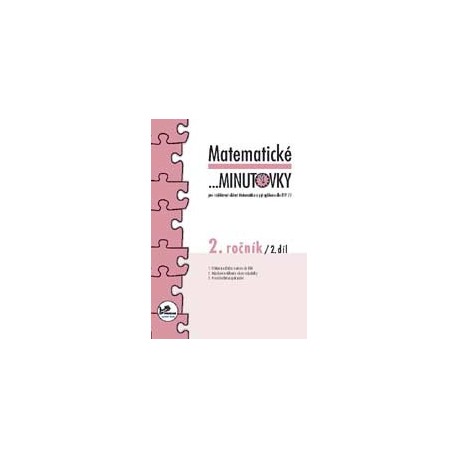 172266 Prodos - Matematické ...minutovky pro 2. ročník – 2. díl