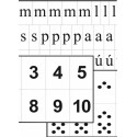 1-60 NŠ DUHA - Sada Skládací abeceda + Značky a číslice