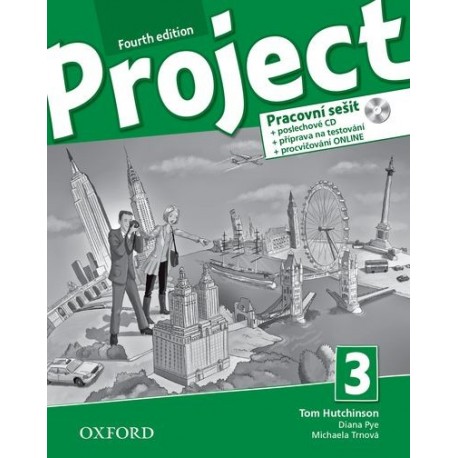 14724 - Oxford - Project Fourth Edition 3 Pracovní sešit s poslechovým CD a Project Online Practice