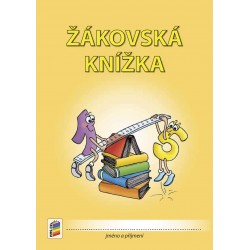 0303 Žákovská knížka pro 3.-9.roč., podle předmětů, oranž.barva