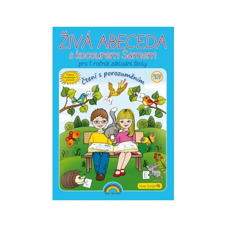 11-91N Živá abeceda s kocourem Samem - nevázané písmo Nova script