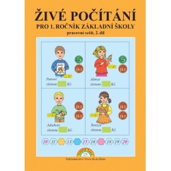 ŽIVÉ POČÍTÁNÍ 1/2.díl pracovní sešit, nová řada