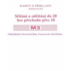 Sada kartiček M3 (sčítání a odčítání do 20)