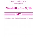 2-18 Sada kartiček M7 (násobilka 1-5, 10)
