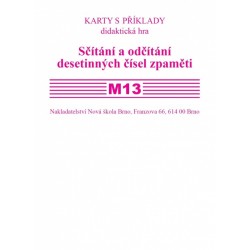 0320 Sada kartiček M13 - Sčítání a odčítání desetinných čísel zpaměti