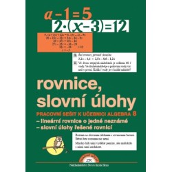 Rovnice a slovní úlohy 8 (prac. sešit)