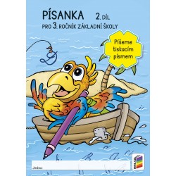 0349 Písanka 3, 2. díl, Tiskací - dvoubarevná