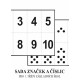 0165 Soubor značek a číslic NOVĚ pro 1. ročník