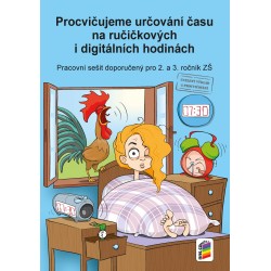 0241 Procvičujeme určování času na ručičkových a digitálních hodinách