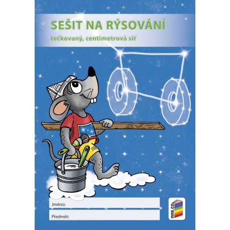 0S05 Sešit na rýsování (tečkovaný, centimetrová síť)