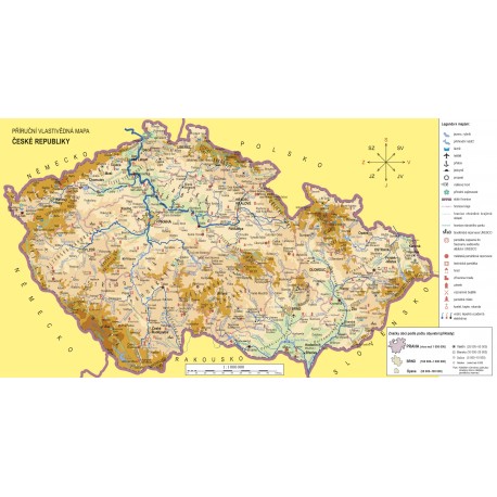 Vlastivěda 4 - náhradní mapa k zeměpisné učebnici