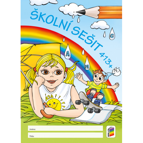 0S44 Školní sešit 413+ NOVINKA