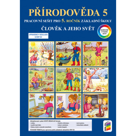 0533 Člověk a jeho svět - Přírodověda 5 (barevný pracovní sešit) - AKCE