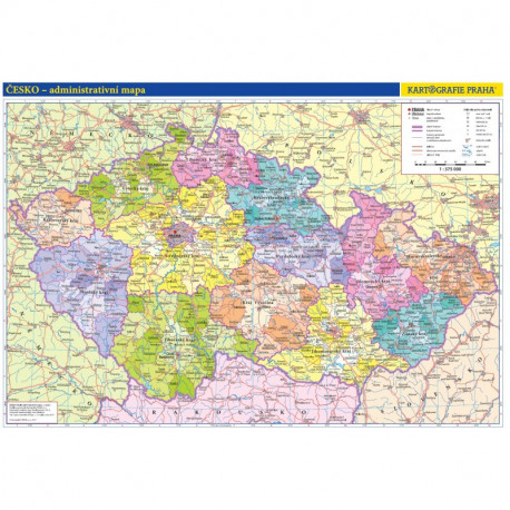 13720 Česká republika - administrativní mapa