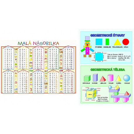 154201 Studio 1+1 - Malá násobilka/+ Geometrické tvary