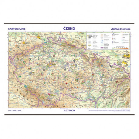 13721 Česká republika - vlastivědná mapa