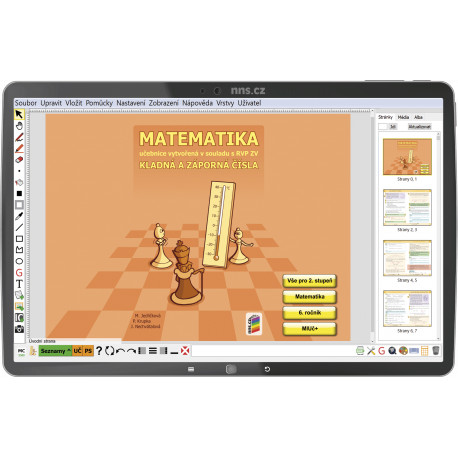 0624T1 MIUč+ Matematika – Kladná a záporná čísla – školní licence pro 1 učitele na 1 školní rok