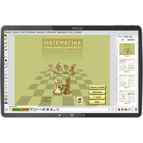 0726A1 MIUč+ Matematika – Procenta, trojčlenka – školní multilicence na 1 školní rok