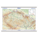 13719 Česká republika - reliéf a povrch školní nástěnná mapa