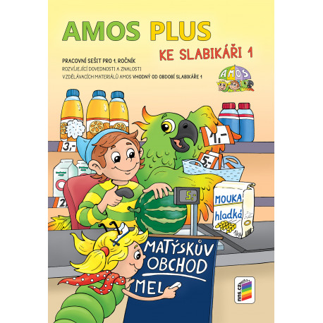 01A52 AMOS PLUS KE SLABIKÁŘI 1 se samolepkami