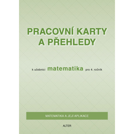 92970 Alter - Pracovní karty a přehledy k M4