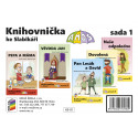 0K001 Knihovnička ke Slabikáři AMOS - sada 1 (Pepa a máma, Vévoda Jan, Pan Lesák a David, Dovolená, Naše odpoledne)