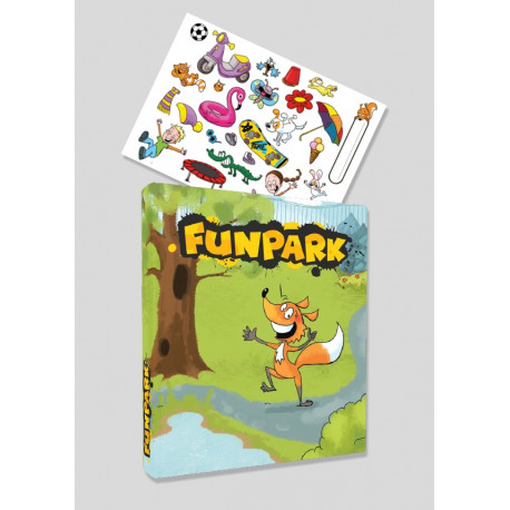 Funpark 1 – šanon pro žákovské portfolio + samolepky