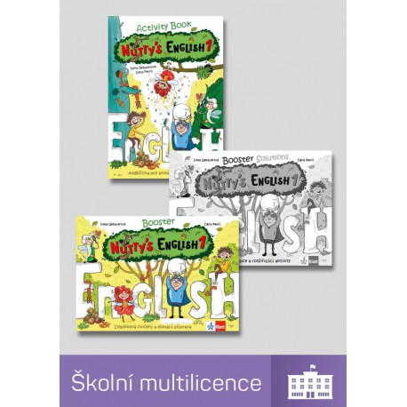 Nutty´s English 1 – učitelská multilicence (platnost 14 měsíců)