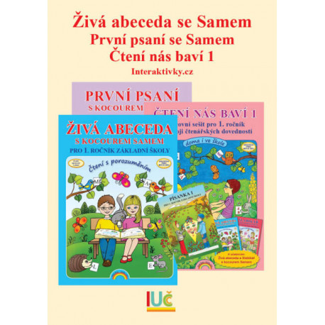 11-91-5ML PĚTILETÁ IUČ Živá abeceda se Samem + Moje první psaní + Čtení nás baví 1