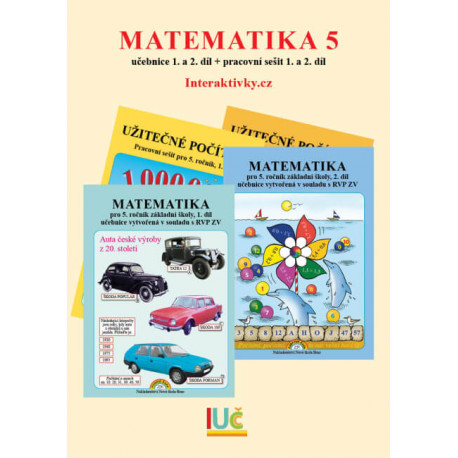 5-05-1ML ROČNÍ IUČ Matematika 5 (UČ + PS) 1. a 2. díl s robotem Emilem