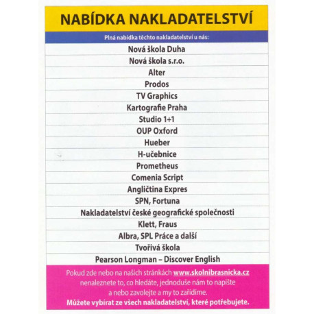 Nabídka titulů