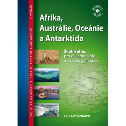 13715 Afrika, Austrálie, Oceánie, Antarktida - školní atlas